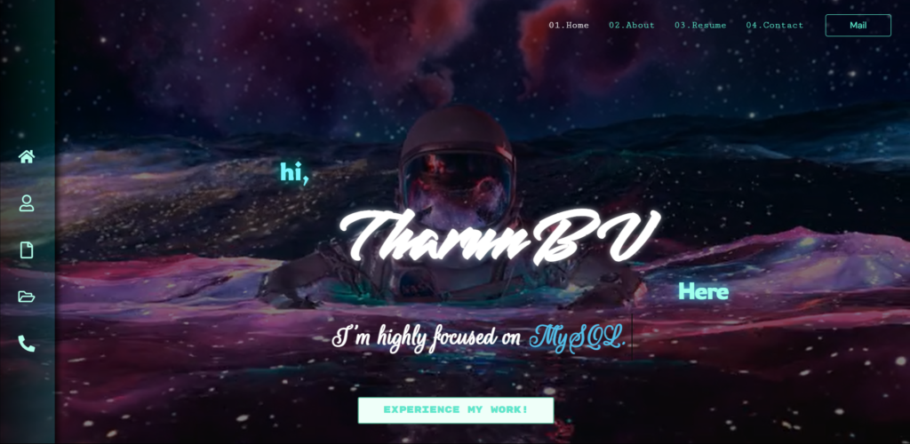 tharun's website